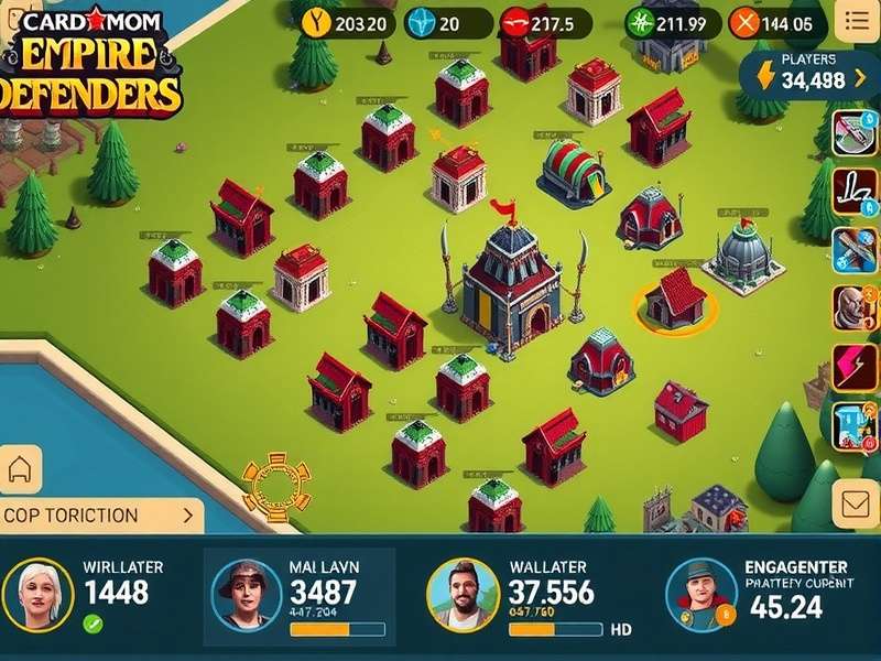 Cardamom Empire Defenders player statistics and engagement metrics